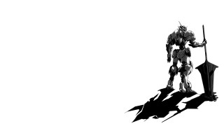 Robot spear sword hillside demon - ashley wood free wallpaper