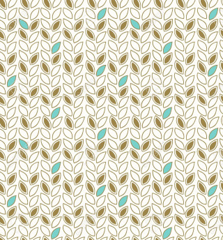 Leaves pattern white background nature - vector art free wallpaper for tablet