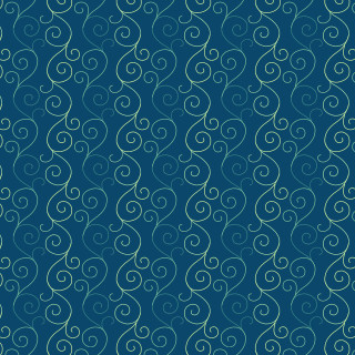 Blue background wavy lines pattern 2 - a white line free wallpaper for tablet