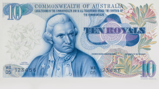 Ten royals note portrait man - an illustration free wallpaper for desktop