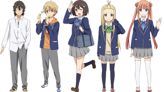 Anime characters uniforms ties group - uniform free wallpaper for desktop