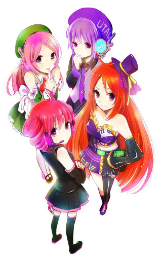 Anime girls group white background 8 - hint of yayoi kasuma free wallpaper for mobile