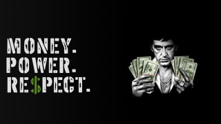 Man holding money power respect - character free wallpaper