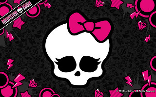 Skull bow pink head decoration - fanny mcian free wallpaper