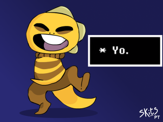 Cartoon character running sign yo - ayo free wallpaper for desktop