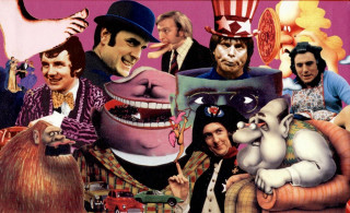 Collage people facial expressions costumes - eduardo paolozzi free wallpaper