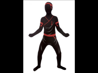 Man black red bodysuit arms - a white background free wallpaper