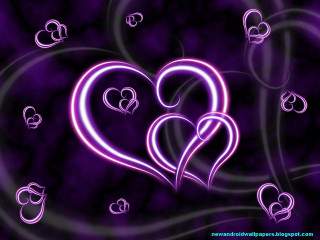 Purple heart pattern background swirl - many free wallpaper