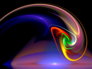 Colorful swirl black background white 5 - a colorful swirl free wallpaper