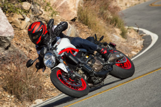 Motorcycle ride cliff side helmet 2 - mannerism free wallpaper