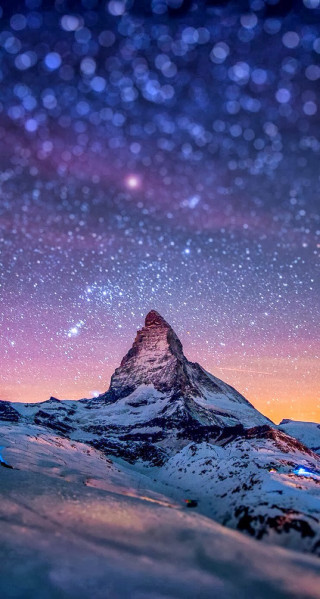 Mountain sky stars tent foreground - night sky free wallpaper for mobile