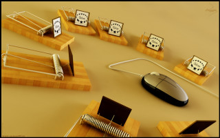 Computer mouse wooden desk keyboard - a wooden desk next free wallpaper
