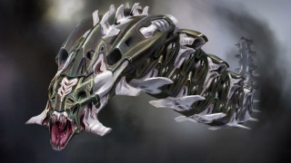 Dragon flying cloudy armor glowing - sharp tooth free wallpaper