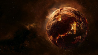 Planet star background space art - a planet free wallpaper