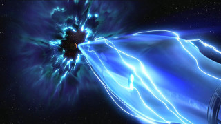 Blue black star background planet - a star in the background free wallpaper