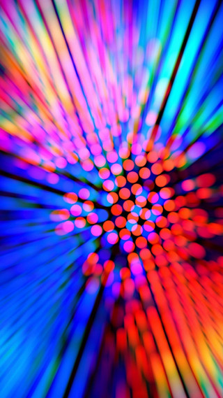 Colorful abstract background circular design 10 - kinetic pointillism free wallpaper for mobile