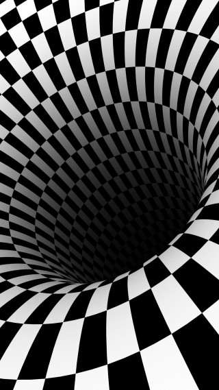 Black white checkered pattern background - deep free wallpaper for mobile