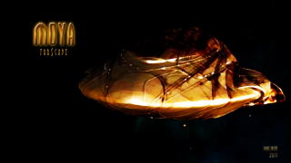 Large jellyfish floating night moya - biopunk free wallpaper for desktop