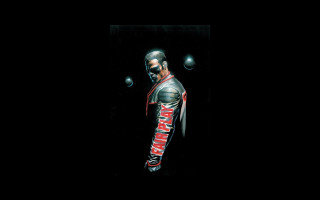 Man black suit red white - edmond xavier kapp free wallpaper