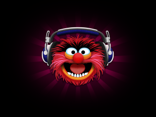 Red black animal headphones microphone - dave allsop free wallpaper for desktop