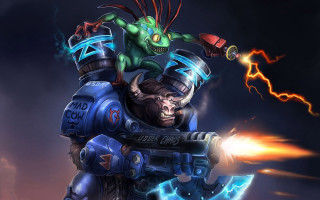 Cartoon character gun demon back 2 - bayard wu free wallpaper