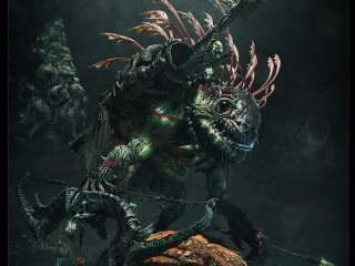 Creature sword demon head tail - a creature free wallpaper