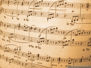 Music sheet notes side back - a sheet of music free wallpaper