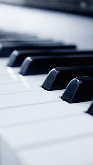 Piano keyboard black white minimalism - christopher williams free wallpaper for mobile