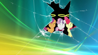 Cartoon character broken glass colorful - broken free wallpaper