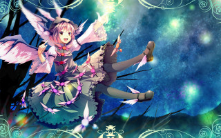 Fairy wings dress flying wand - a wand free wallpaper for desktop