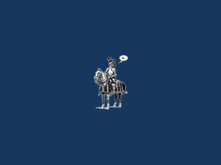 Man riding horse thought bubble - david rudnick free wallpaper for desktop