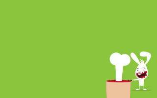 Cartoon character cup spoon standing - correct free wallpaper