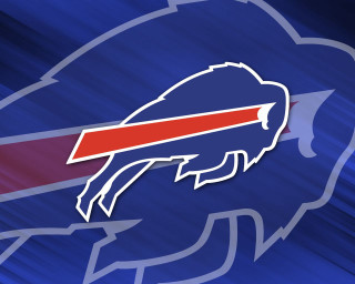 Buffalo logo blue background red 2 - official medium free wallpaper