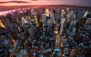 City night tall buildings lights 11 - tall building free wallpaper