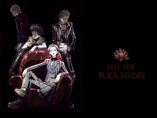Group people red chair black 2 - a crown free wallpaper