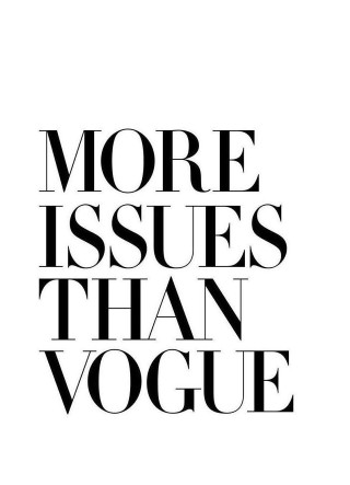 More issues than vogue black - figurativism free wallpaper for mobile