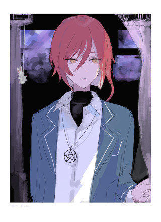 Pink hair blue jacket tarot - a blue jacket free wallpaper for mobile