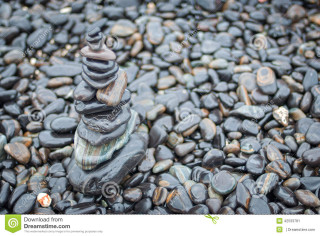 Pile of rocks with small - symmetric balance free wallpaper