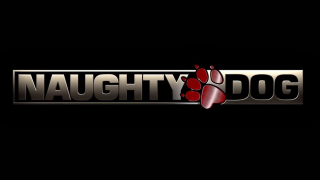 Naughty dog black background red - logo free wallpaper