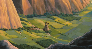 Kangaroo valley mountain people painting - don bluth free wallpaper