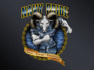 Ram banner navy pride background - strong free wallpaper