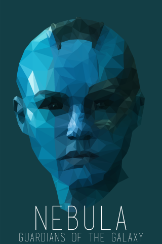 Blue face with words - a blue face free wallpaper