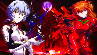 Space anime characters redbluehair whitehair - a space setting free wallpaper