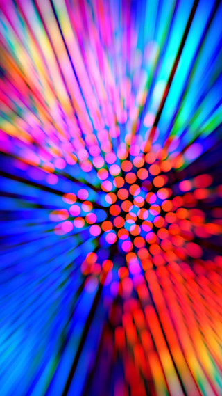 Colorful abstract background circular design 11 - blue center free wallpaper