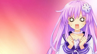 Girl purple hair bow pink - kyoto animation free wallpaper