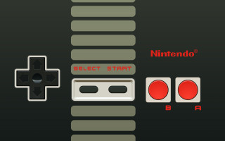 Nintendo controller red black vector - a red button free wallpaper