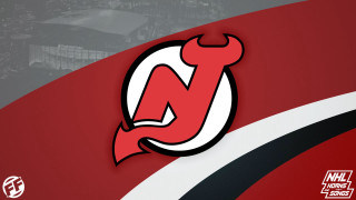 Devils logo red white stripe - eric dinyer free wallpaper for desktop