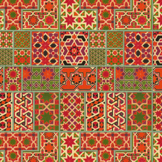 Colorful pattern red design artwork - mosaic free wallpaper for tablet
