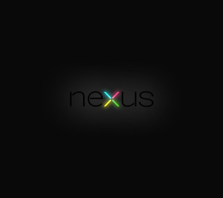 Black background nexus rainbow light - anamorphic len free wallpaper for tablet