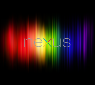 Colorful background nexus white letters - white letter free wallpaper